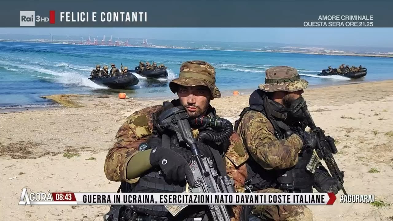 Mare aperto 2022 esercitazione Nato - Agorà 27/10/2022