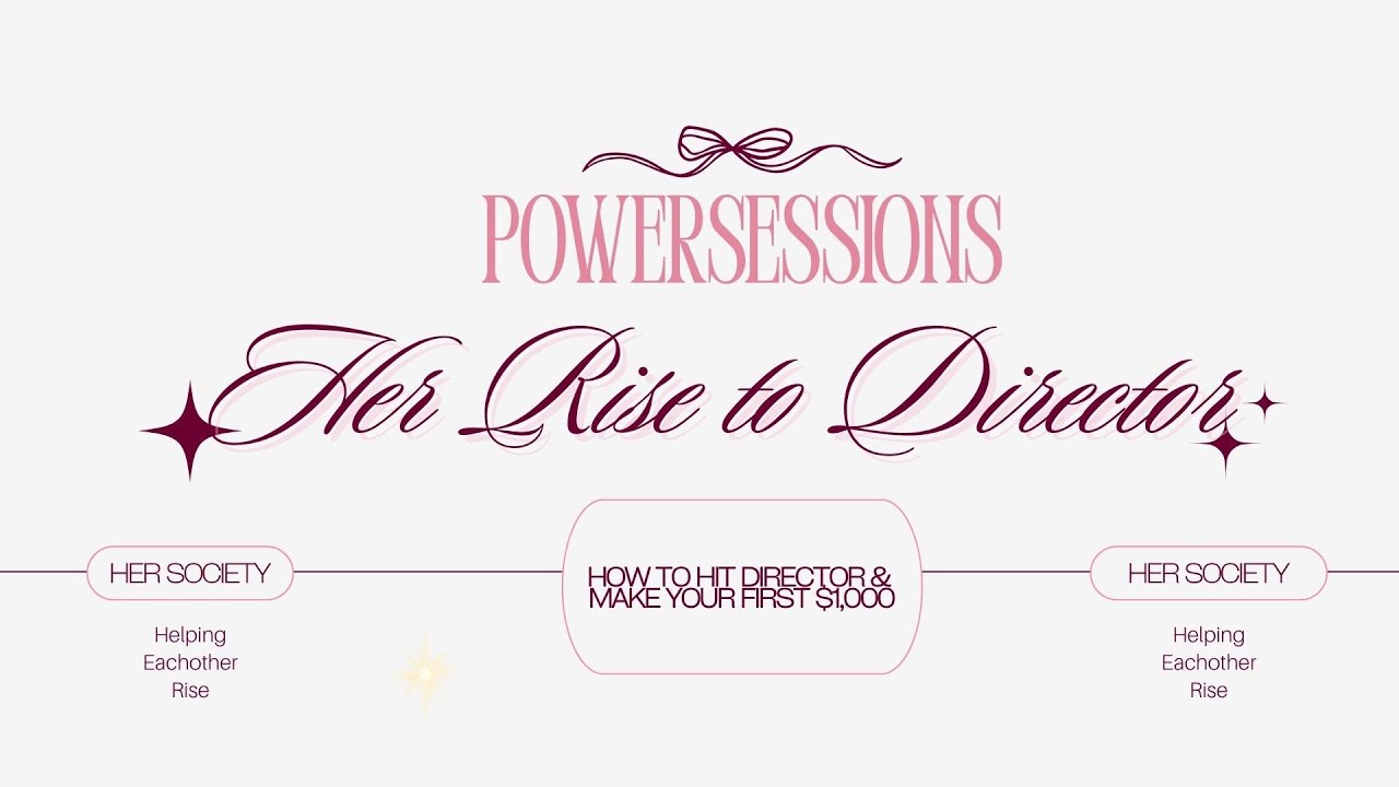 HER Rise to Director - How to rank to Director & make your first $1,000