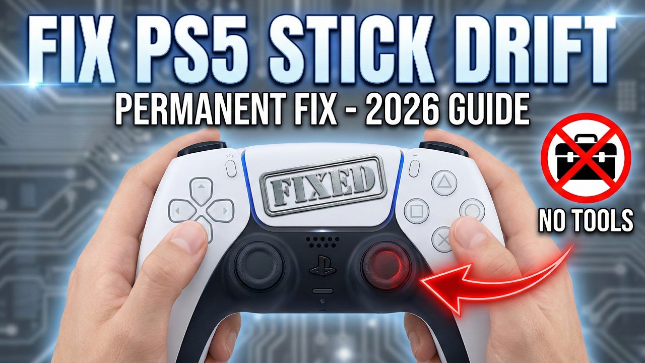 How to Fix Stick Drift on PS5 Controller (2026 Guide) - Permanent Fix Without Opening