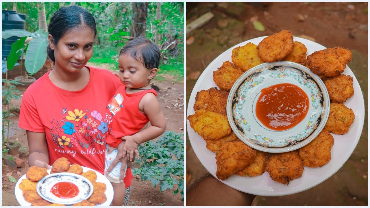 පොඩි බඩගින්නට සුපිරි කැමක් 😉( අල වලින් හදා ගන්න පුළුවන් ලෙසි කැමක් ) Let's eat when we're hungry 🤗