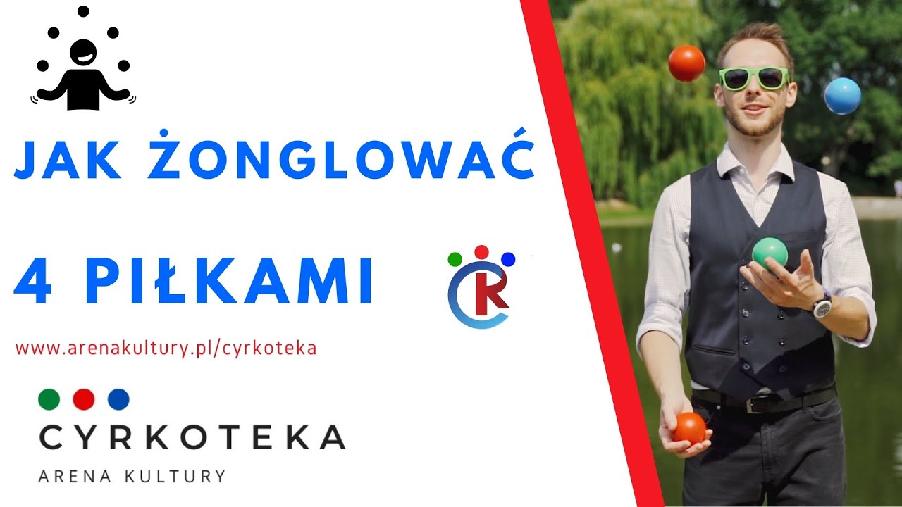 Jak żonglować 4 piłkami - Projekt edukacyjny CYRKOTEKA