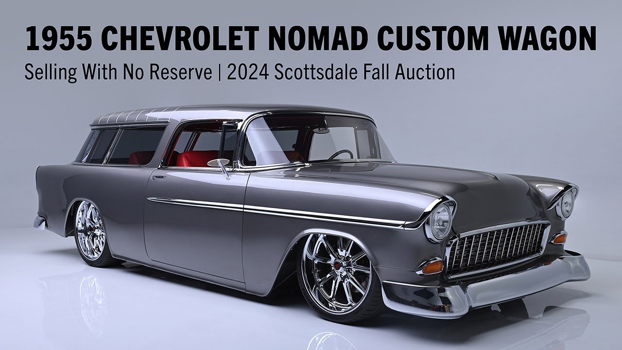 FIRST LOOK - 1955 Chevrolet Nomad Custom Wagon - BARRETT-JACKSON 2024 SCOTTSDALE FALL AUCTION