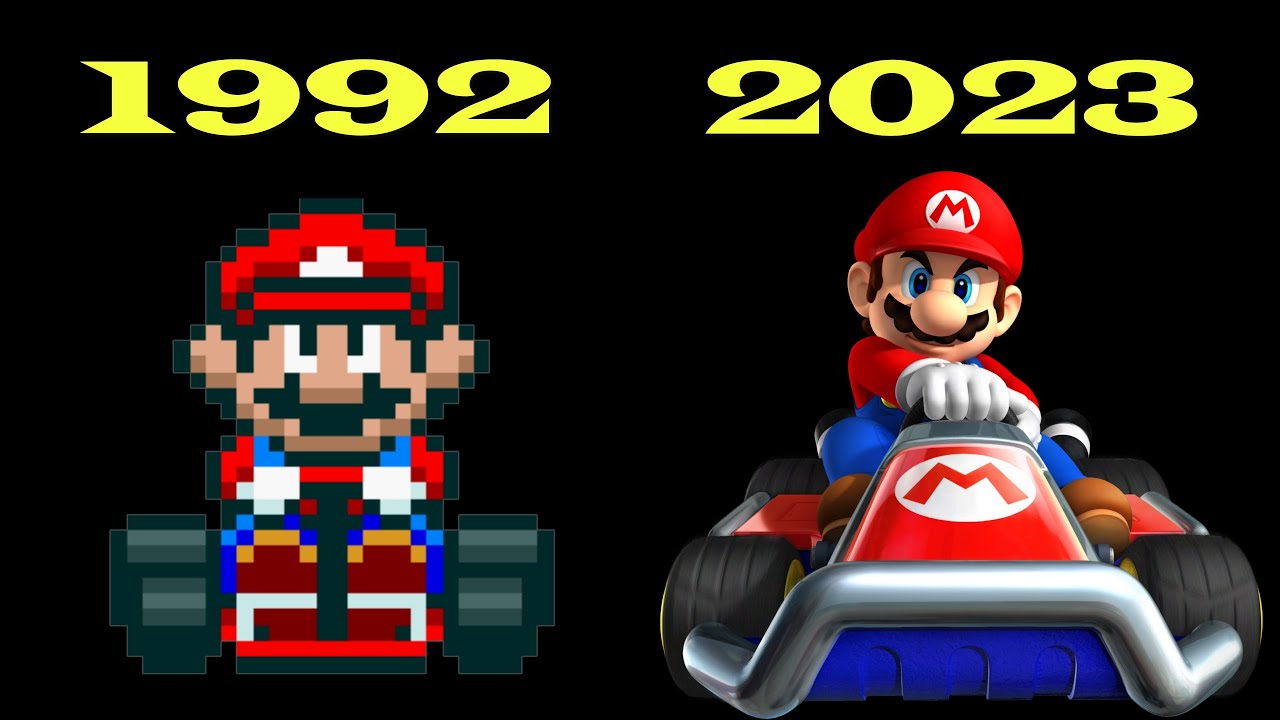 Mario Kart evrimi 1992-2023 l Evolution of Mario Kart