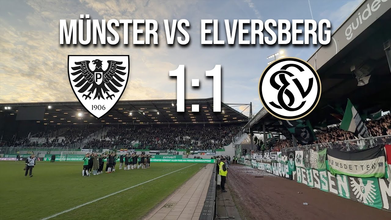 SC Preu&szlig;en M&uuml;nster 1:1 SV Elversberg - 2.Liga 17.Spieltag Saison 2025/2026