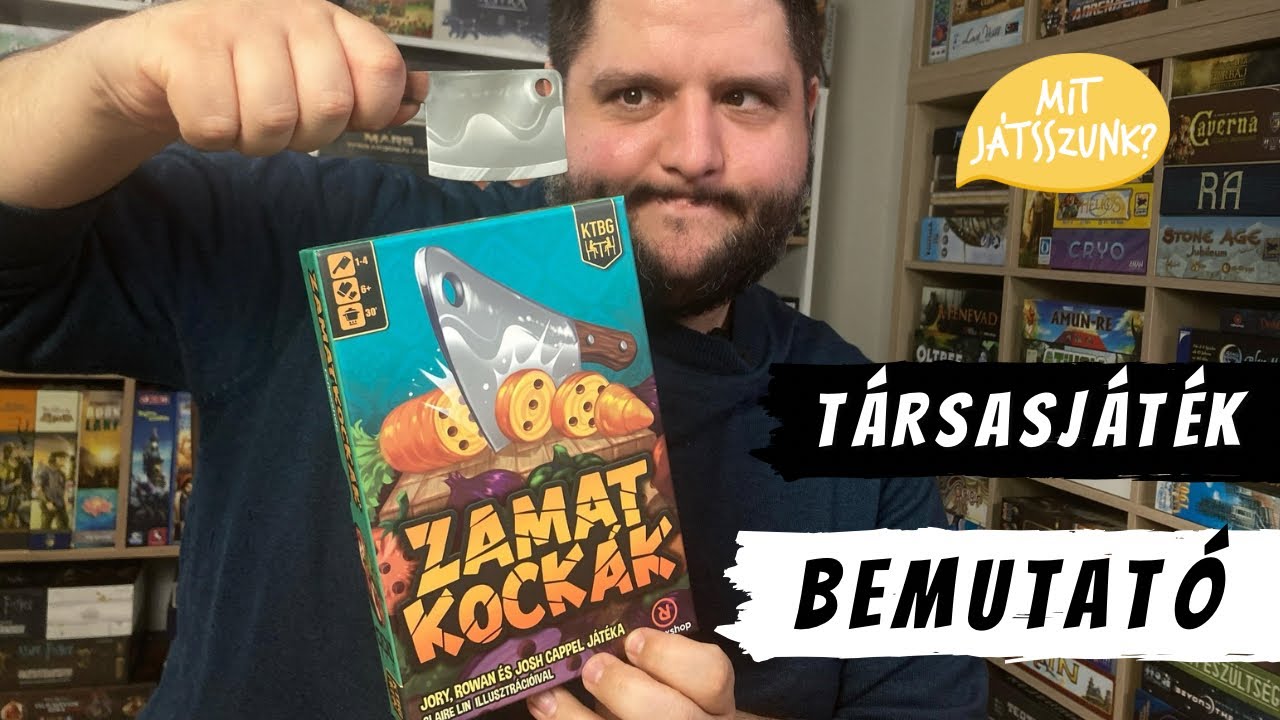 Ehető dobókockák? - Zamatkockák Játékbemutató