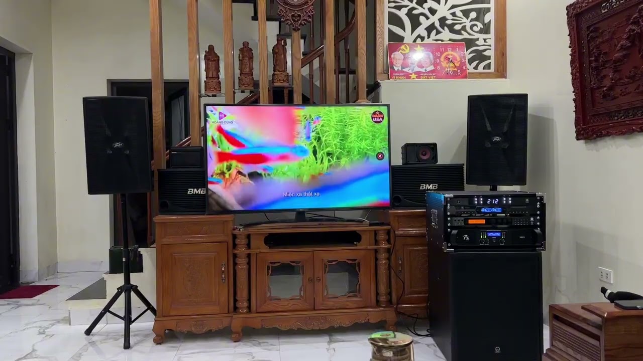 Lắp bộ Hát .Anh thắng -Quốc oai .Cấu Hình Víp  nghe hay bày đẹp .Loa  Mỹ Peavey CK32  LH:0919182233