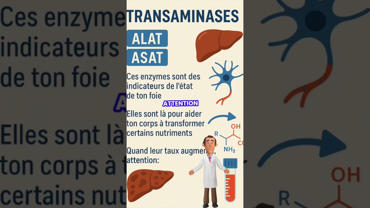 Bilan H&eacute;patique : Transaminases #sant&eacute; #science #sant&eacute;naturelle #nutrition