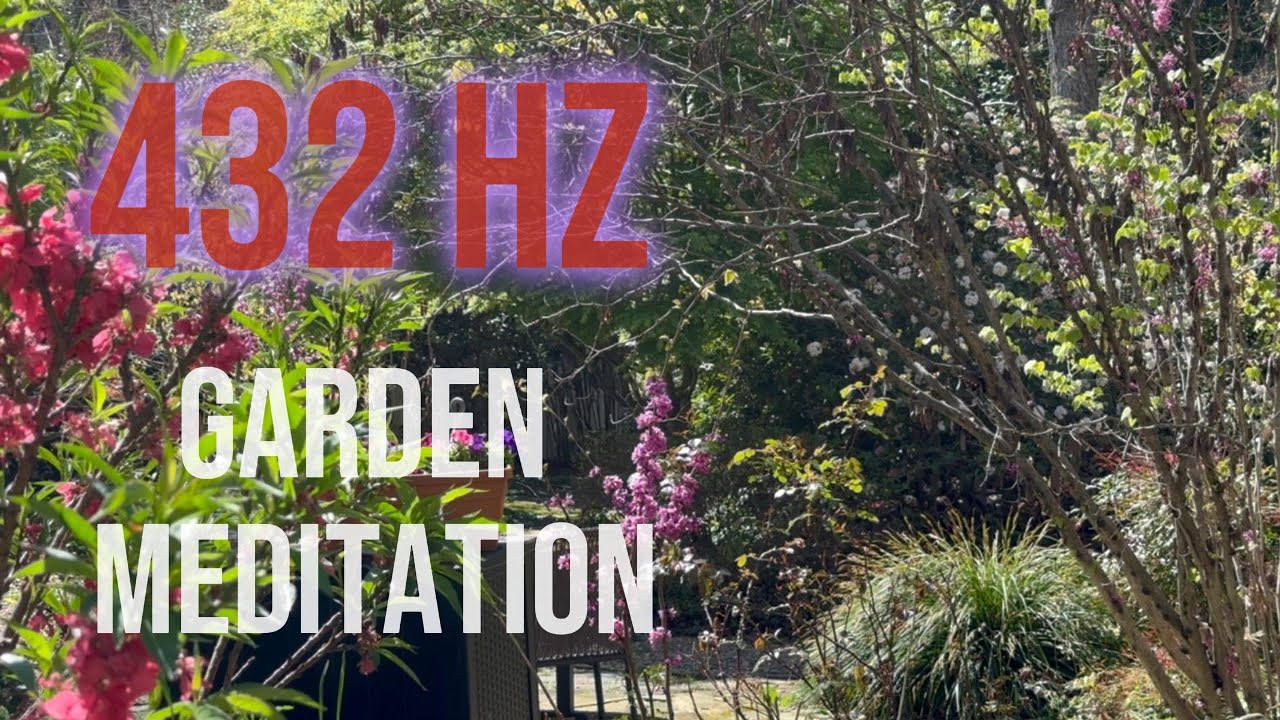 Relaxing Colorful Garden Retreat: (432 Visual Healing)