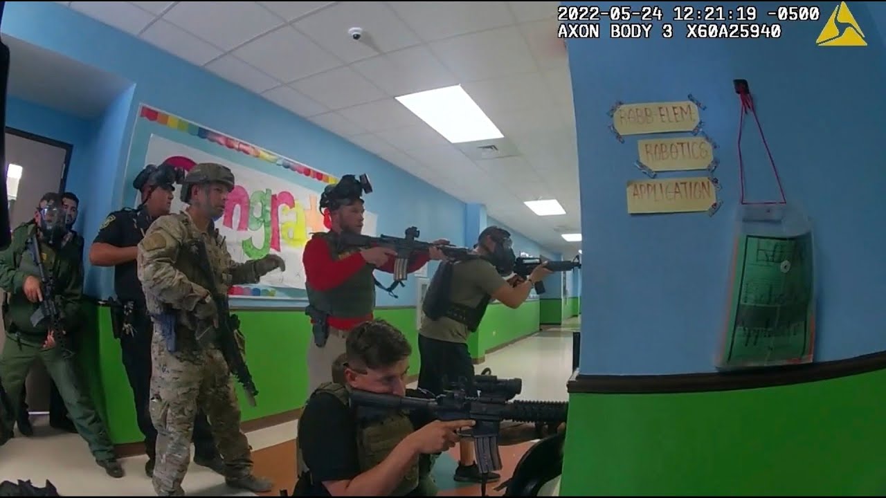 Body-worn camera footage released by Uvalde County shows chaos around Robb classroom breach