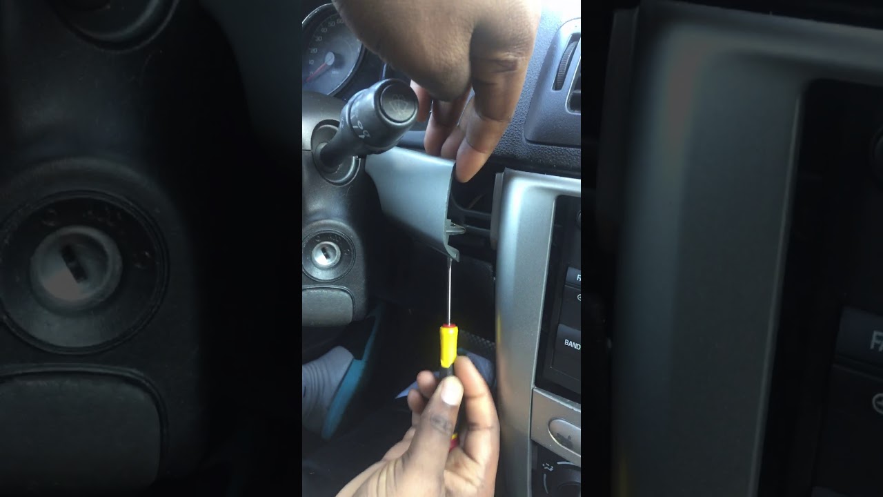 How to remove 2007 Chevy Cobalt Radio
