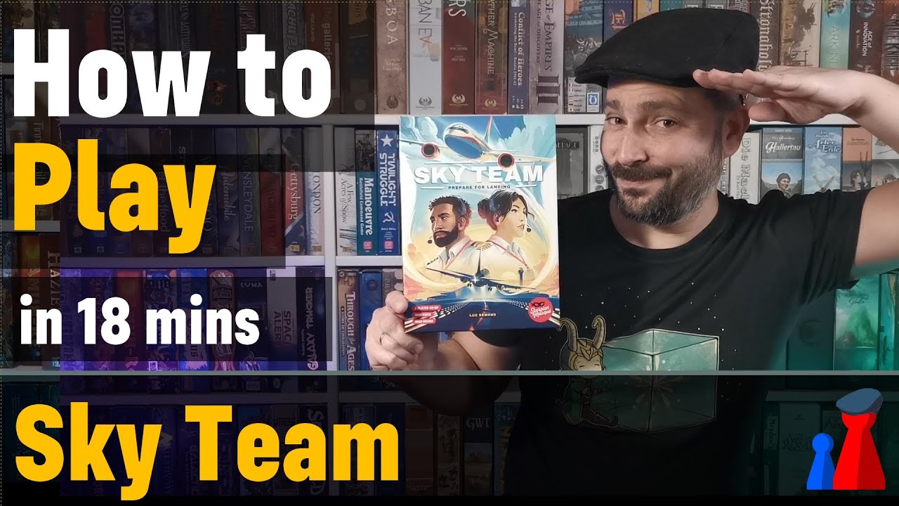 Как играть в настольную игру Sky Team (все модули объяснены) - Peaky Boardgamer