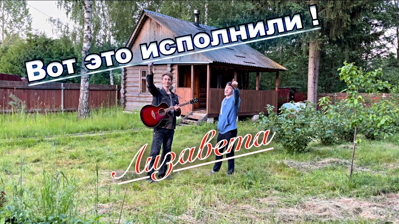 Красиво друзья поют. Лизавета на даче )