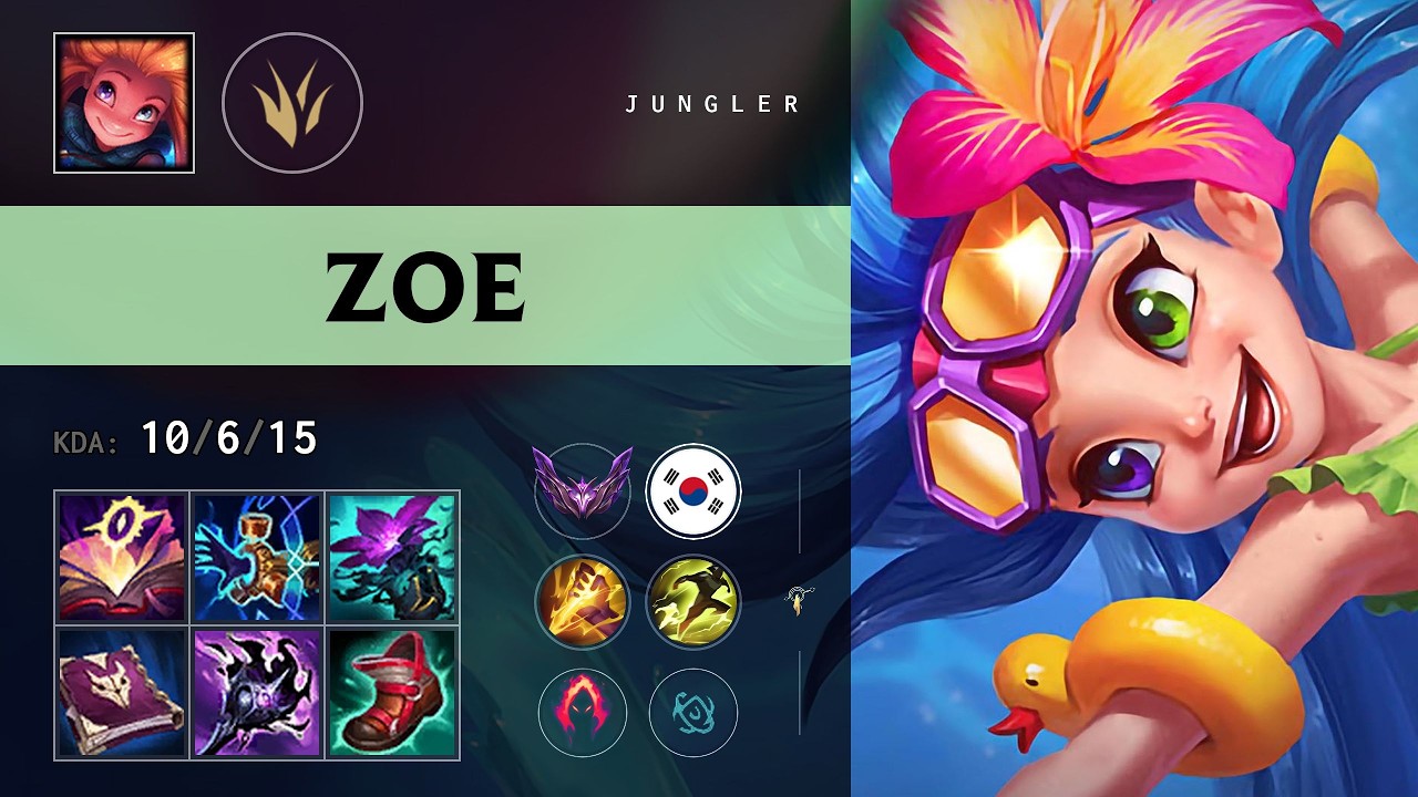 Zoe Jungle vs Vi - KR Master Patch 26.14