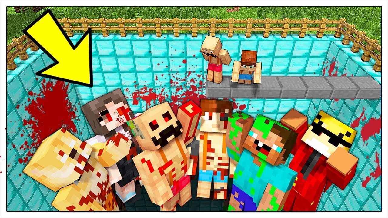 NON CADERE NELLA PISCINA DEGLI YOUTUBER CATTIVI! - Minecraft ITA