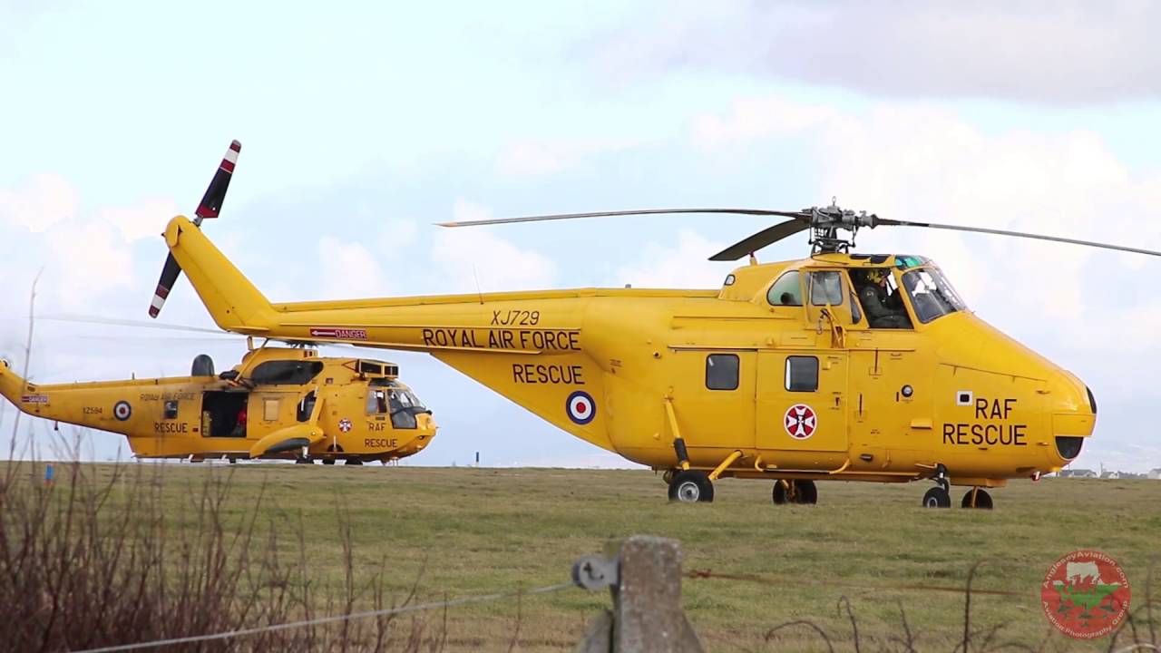 Whirlwind & Sea King at 22 Sqn Ceremony RAF Valley