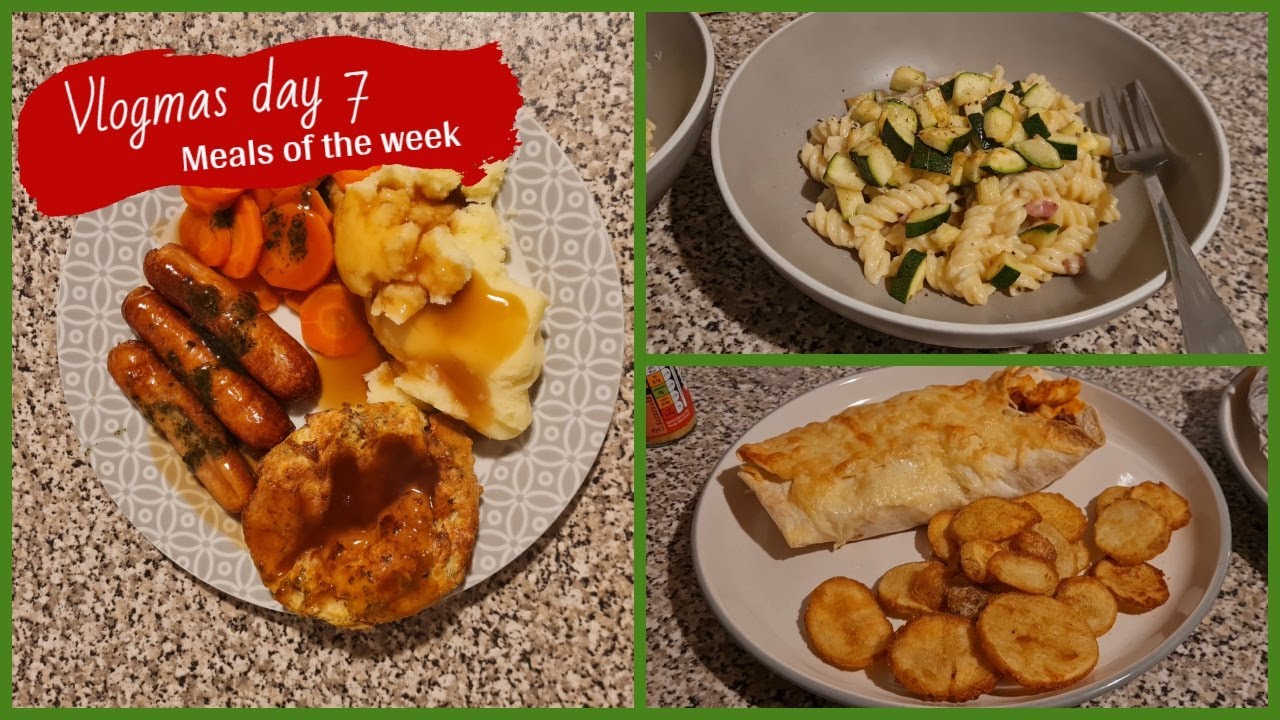 VLOGMAS DAY 7 | HONEST MEALS OF THE WEEK | UK MUM OF TWO
