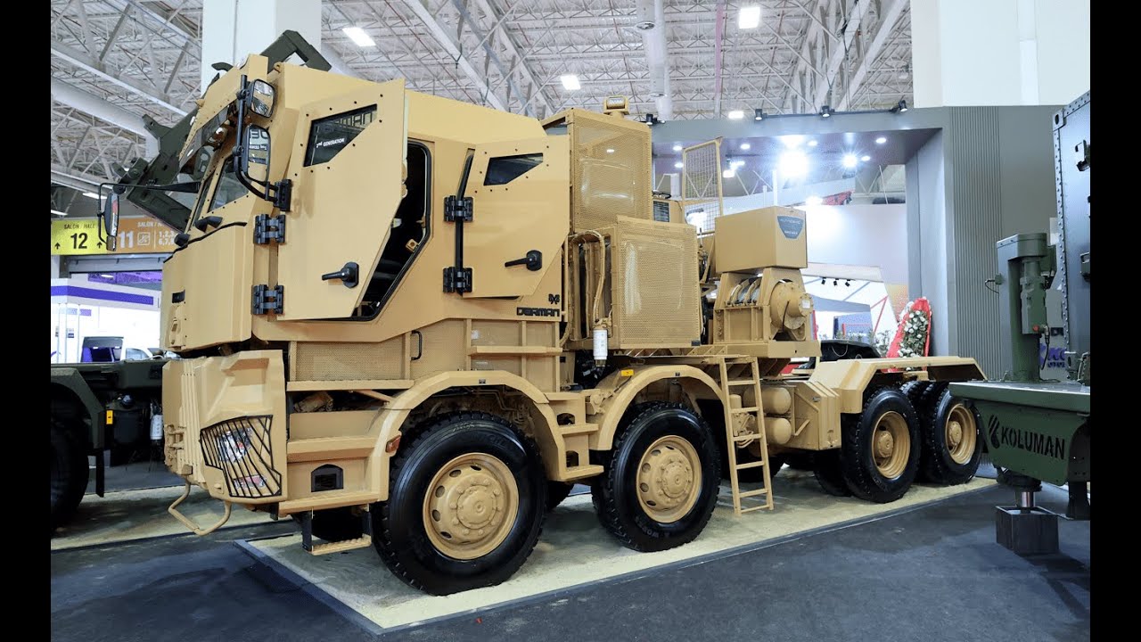Koluman Otomotiv, Derman 8x8 zırhlı lojistik destek aracını ilk kez IDEF 21'de sergiledi
