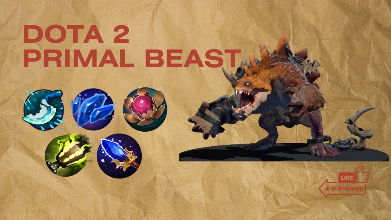 A VERY GOOD GAME FOR PRIMAL BEAST ( Dota 2 Highlights #610 )