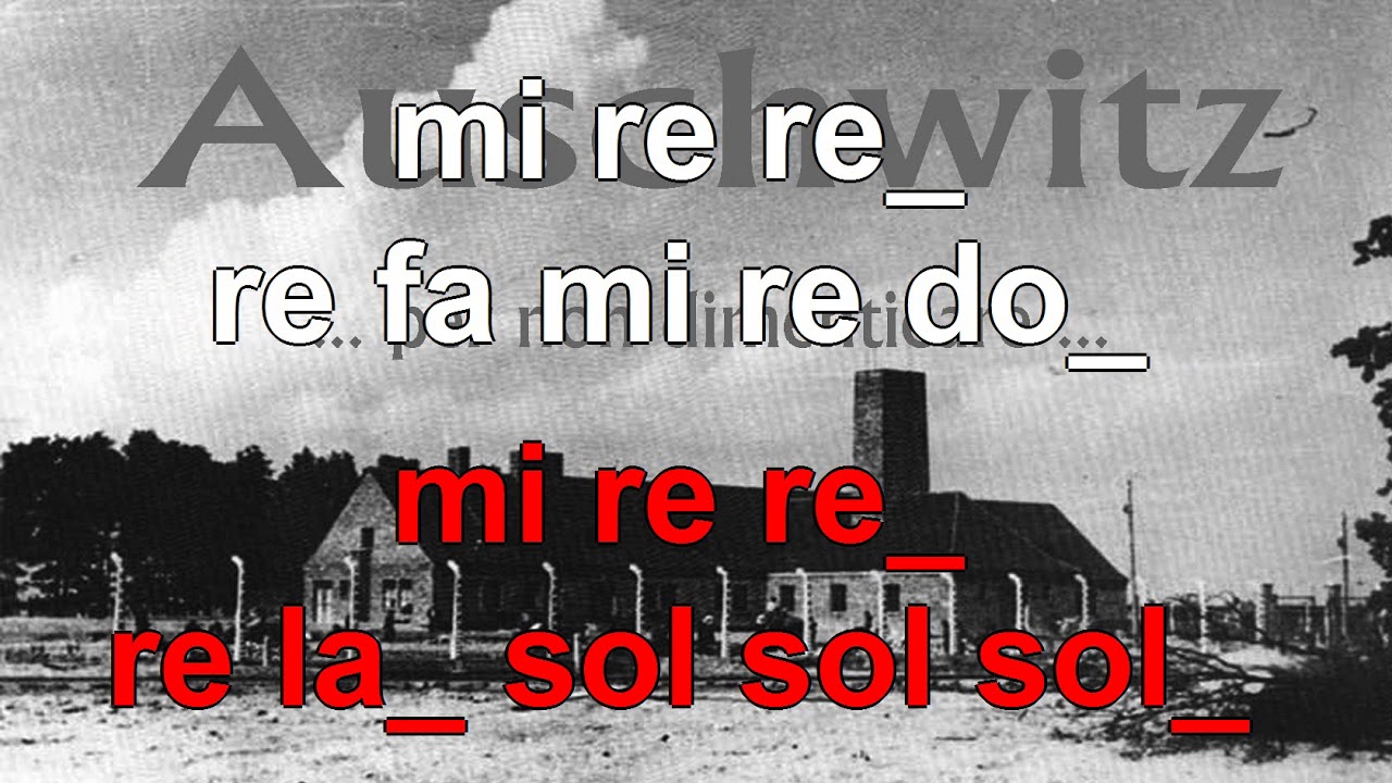 Auschwitz - karaoke notazionale