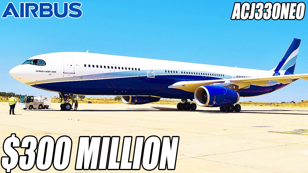 Внутри Airbus ACJ330neo стоимостью 300 миллионов долларов