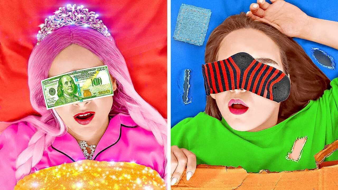 RAGAZZA RICCA VS POVERA || Al Verde Ma Felici VS Ricchi Ma Sfigati su 123 GO! SCHOOL