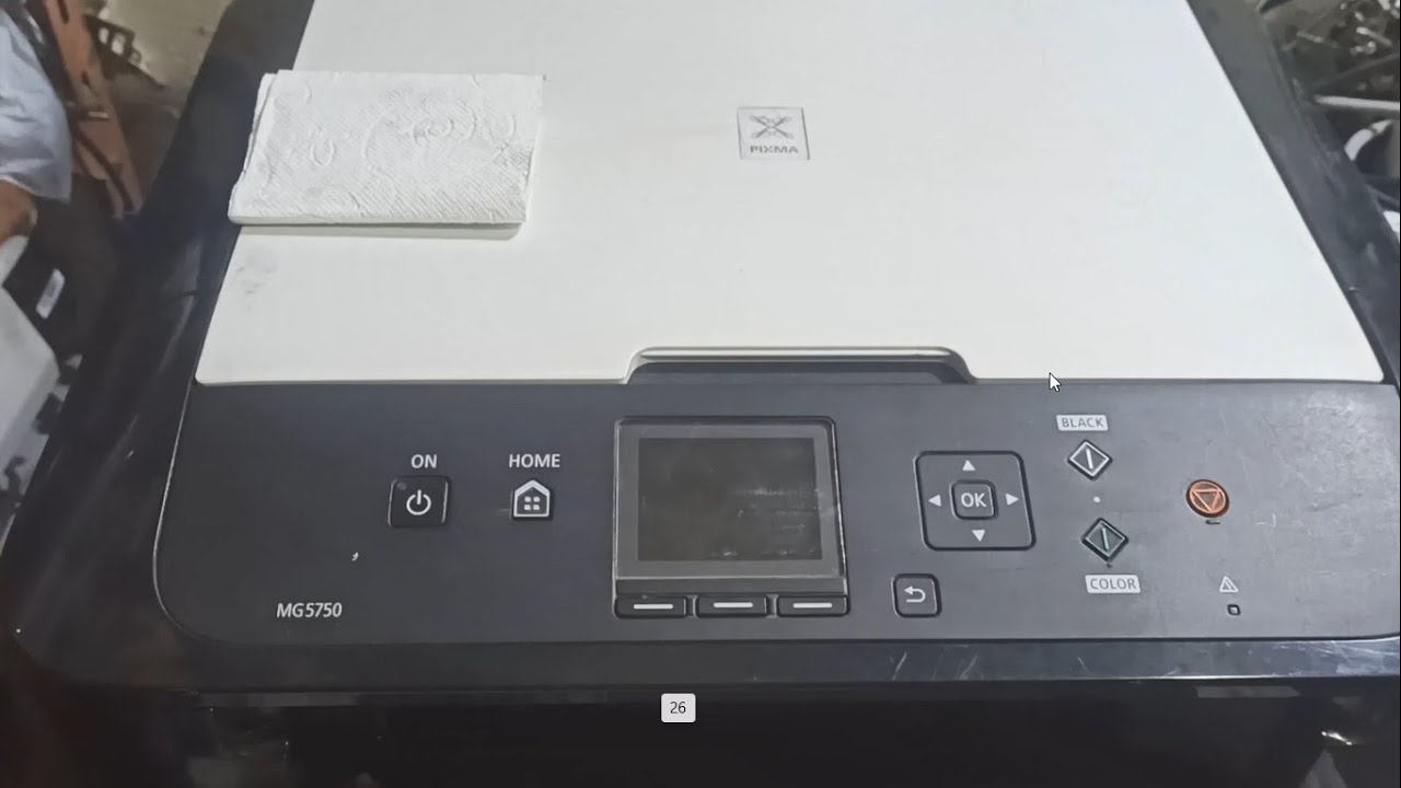 canon pixma mg5750 dismantling تفكيك طابعة كانون