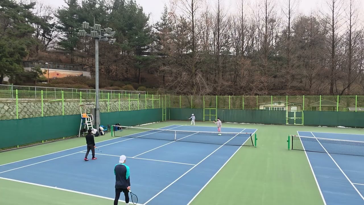 🎾2월의 어느날, 응용미술과 형들과 즐거운 테니스 2