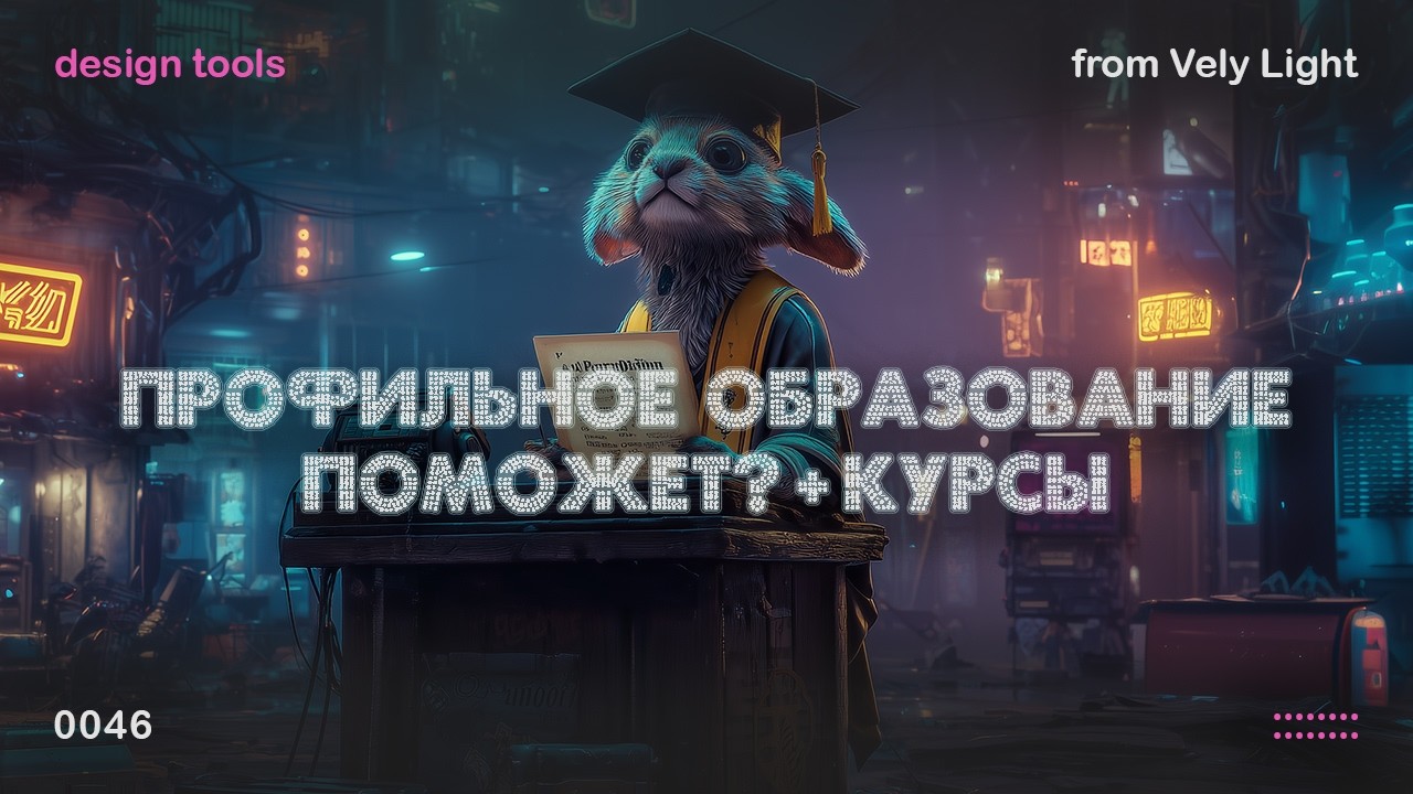Высшее образование и как учится дизайну