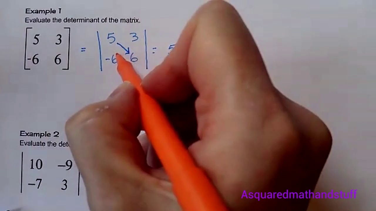 Determinant of a 2x2 Matrix