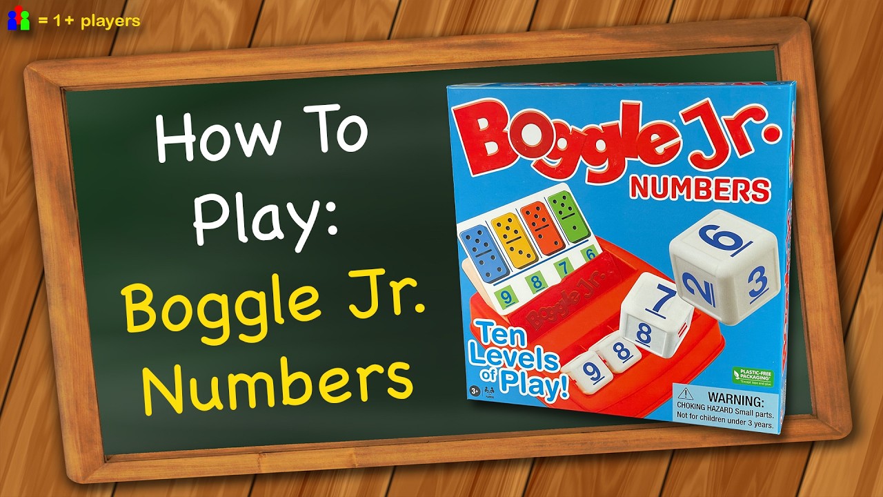 How to play Boggle Jr Numbers