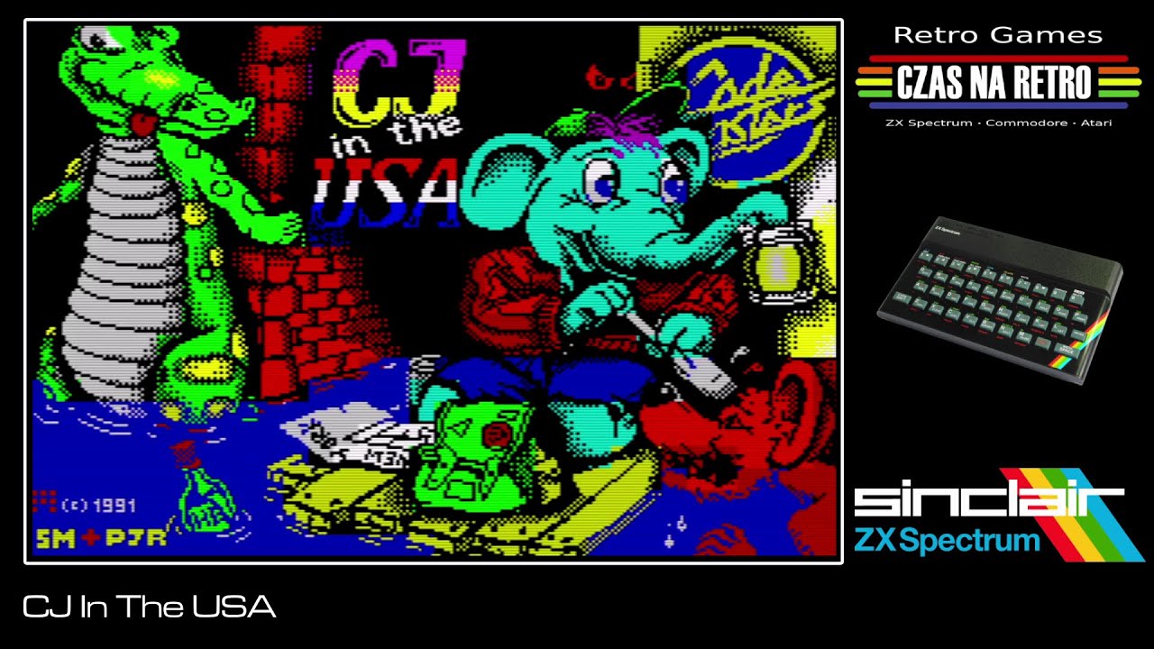 CJ In The USA (1991) - ZX Spectrum
