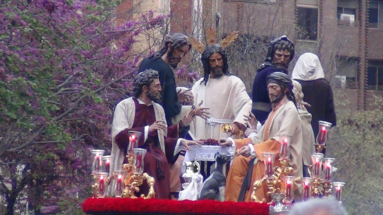 19 Semana Santa de Zaragoza 2024 - Jueves Santo - Cofradía de la Eucaristía