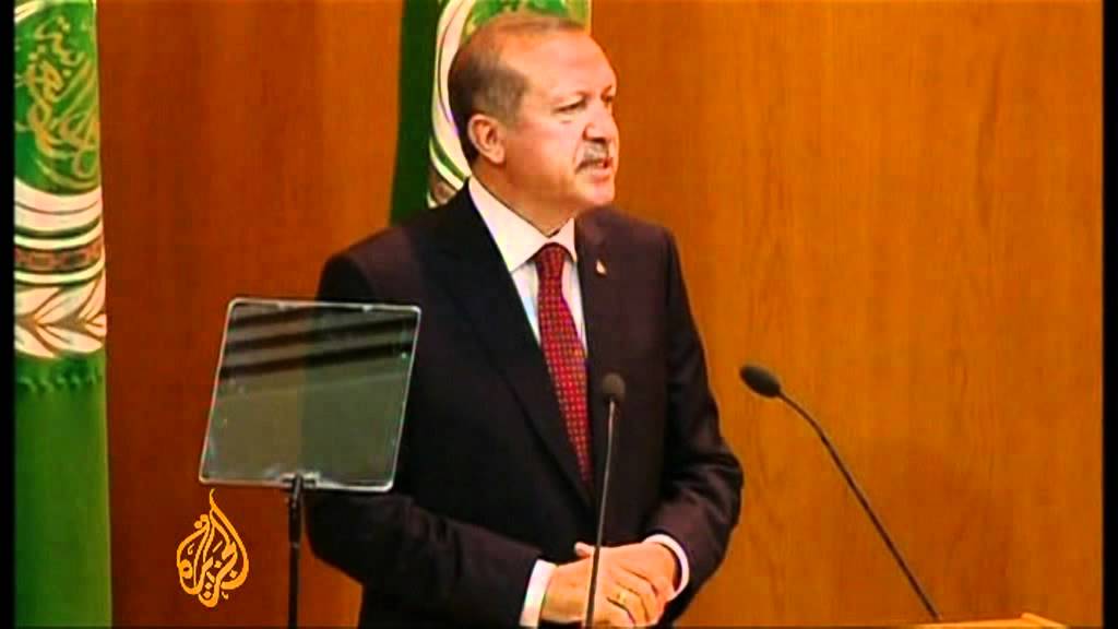 Turkish PM slams Israel at the Arab League