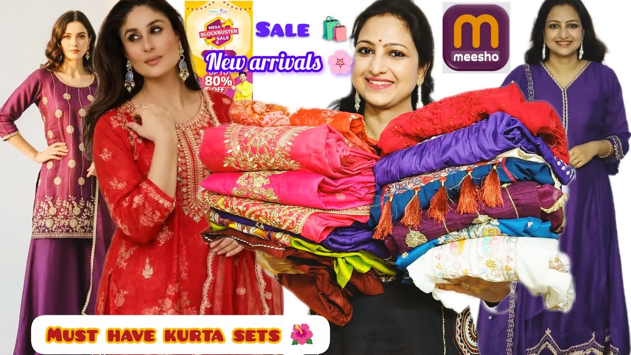 Most affordable n trending kurta sets/anarkali suit set starting rs 540only#meeshohaul
