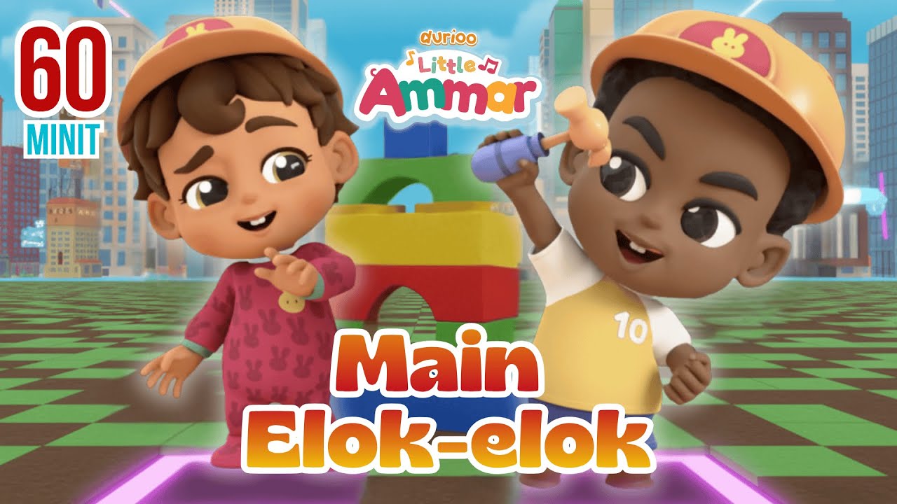 KOMPILASI Main Elok-elok | LITTLE AMMAR | Dari Pengasas Omar & Hana | Durioo+ Jom Main Sama-sama