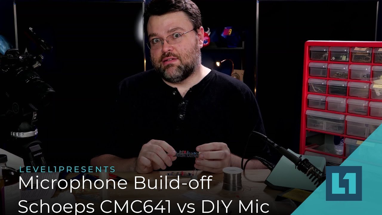 Level1 Project: Microphone Build-off -- Schoeps CMC641 vs Wendell Built DIY Mic
