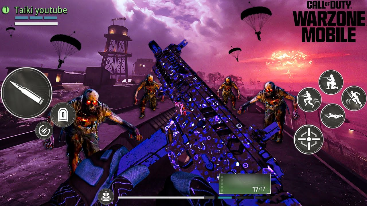 #1 WARZONE MOBILE FAST PLAYER ON ZOMBIE ROYAL😵🔥