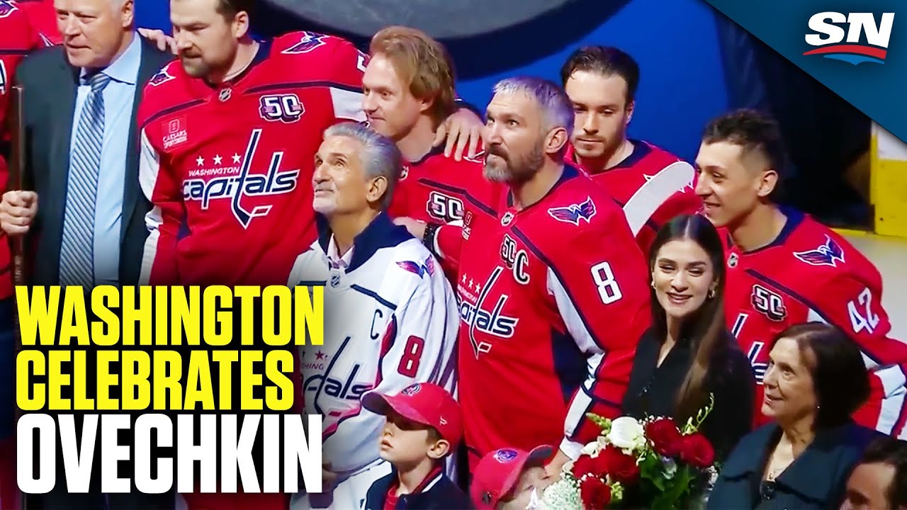 FULL Alex Ovechkin Celebration Ceremony In Washington