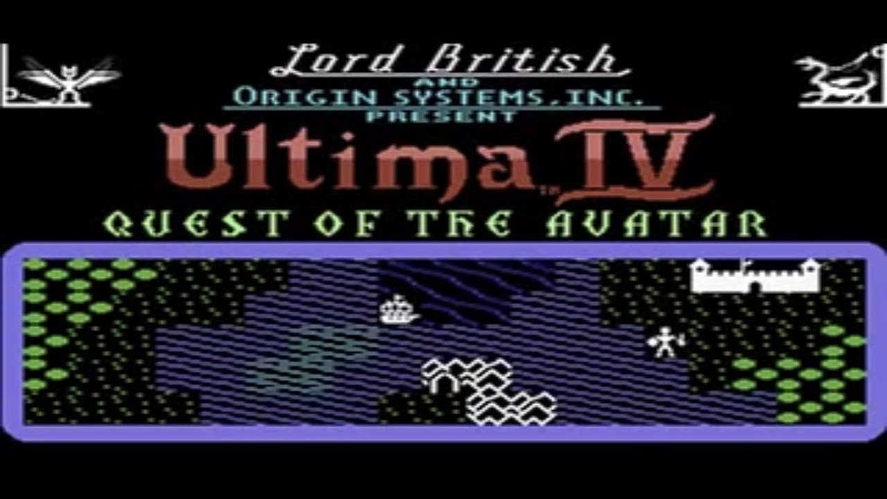 Intro for Ultima IV: Quest of the Avatar - C64 (Origin 1985)