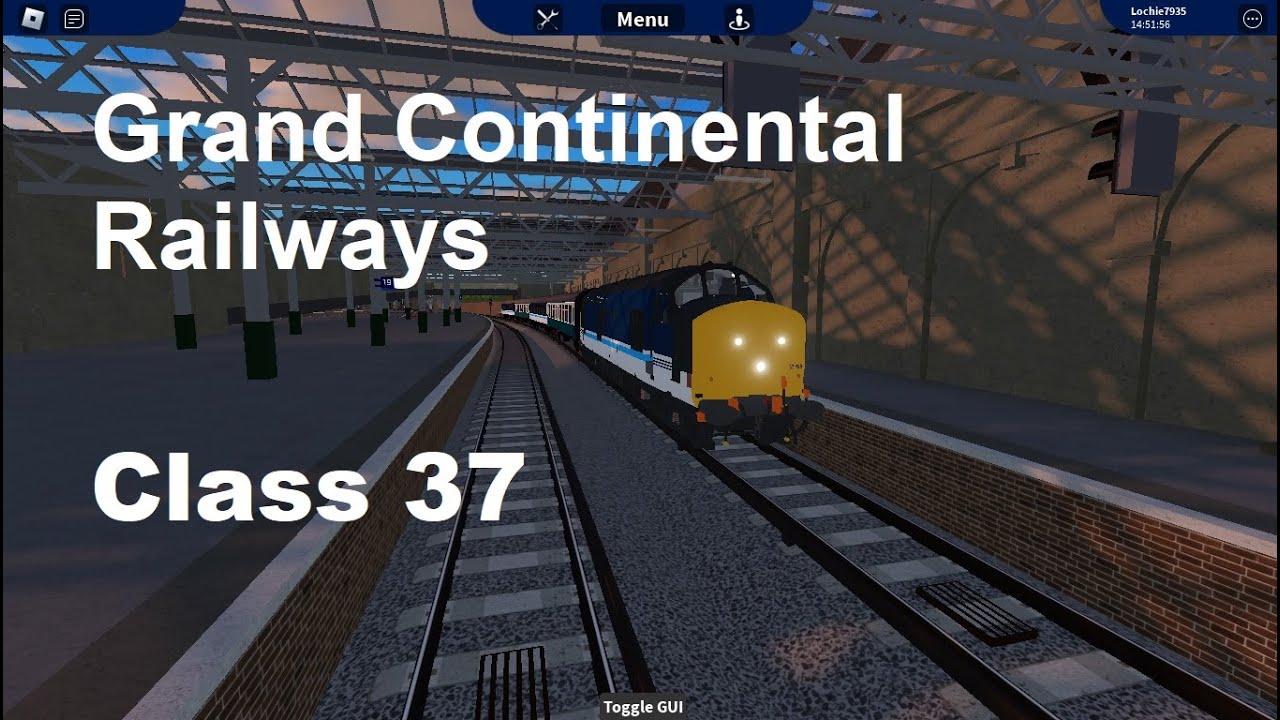 ROBLOX Grand Continental Railways Test Driving Class 37