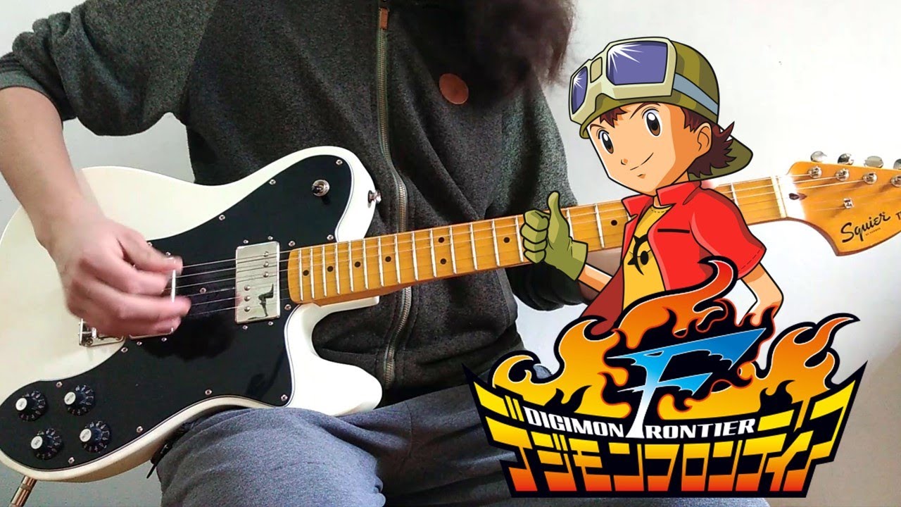 FIRE! - Digimon Frontier (OPENING) | Full Guitar Cover by Choripan Guitar