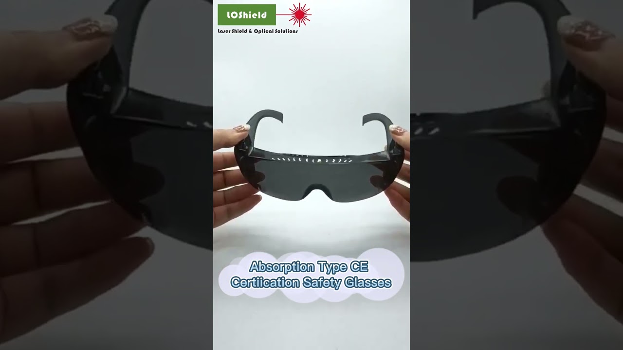 10.6um 10600nm Laser Safety Glasses OD4+ CE Eye Protection For Laser Cutting Engraving Machine
