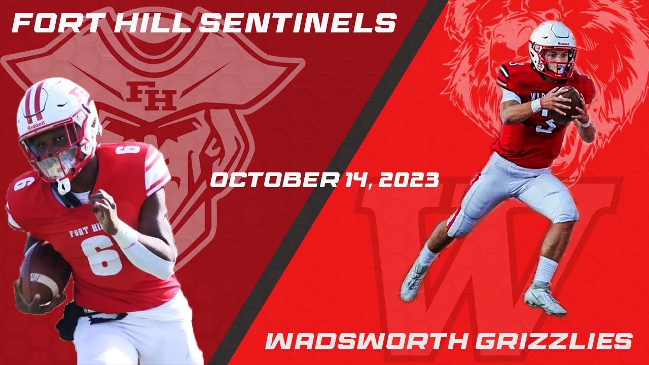 OHSAA Varsity Football - Wadsworth Grizzlies at Fort Hill Sentinels