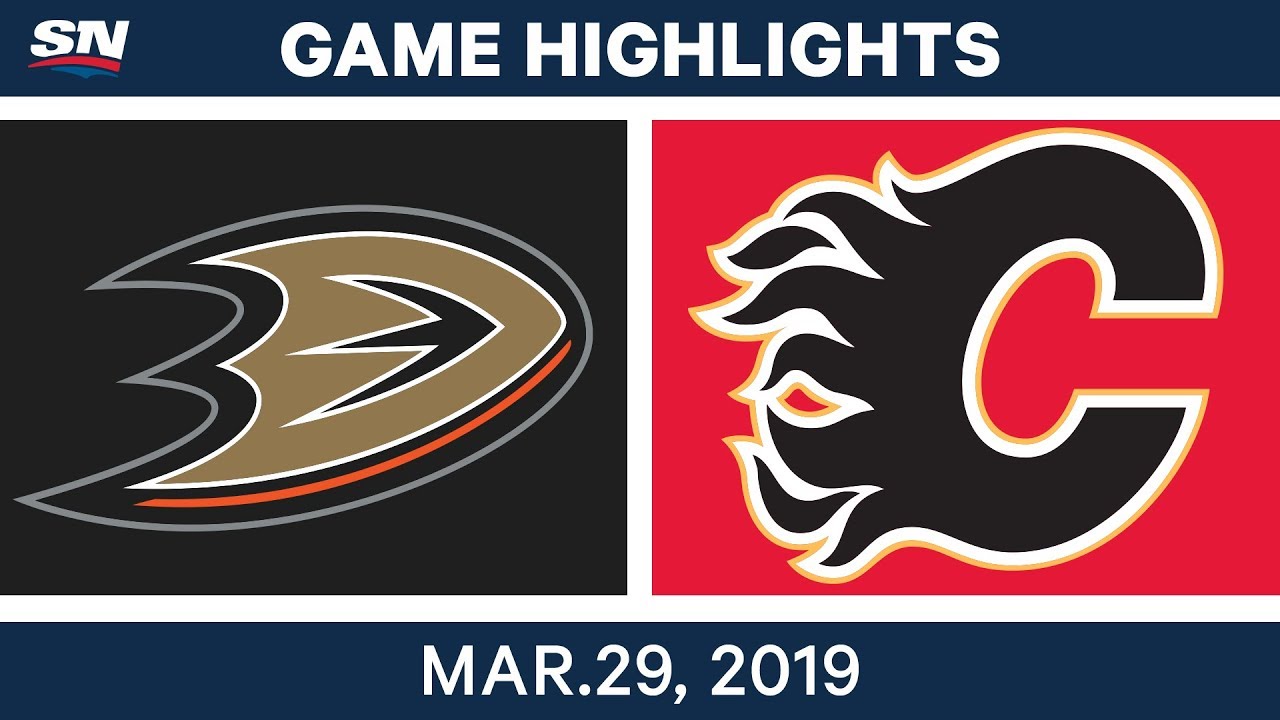 NHL Game Highlights | Ducks vs. Flames - March 29, 2019