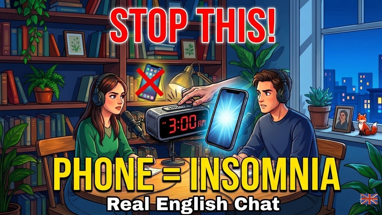 Why You’re Always Tired: The Phone Detox (Natural English Conversation)
