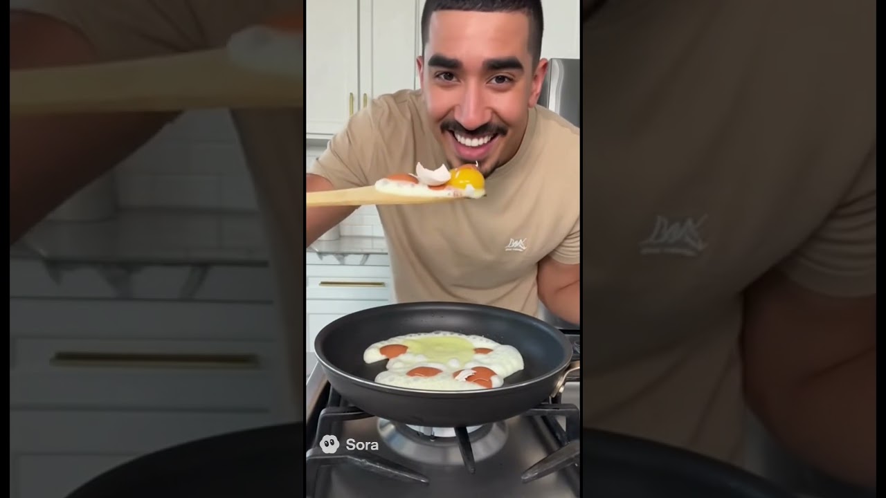 Crunchy eggs!? 🍳 Learn how to make crunchy eggs in the morning #breakfast #eggs #sora