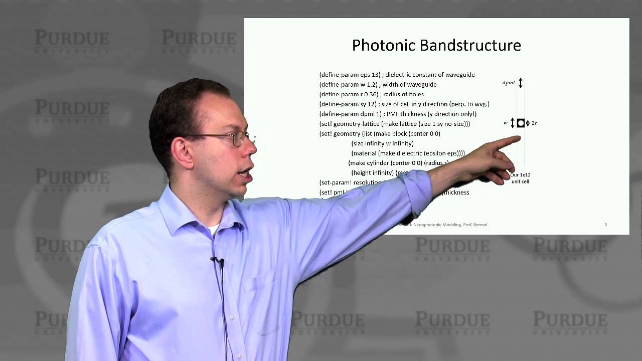 nanoHUB-U Nanophotonic Modeling L3.15: MEEP - Photonic Bandstructures
