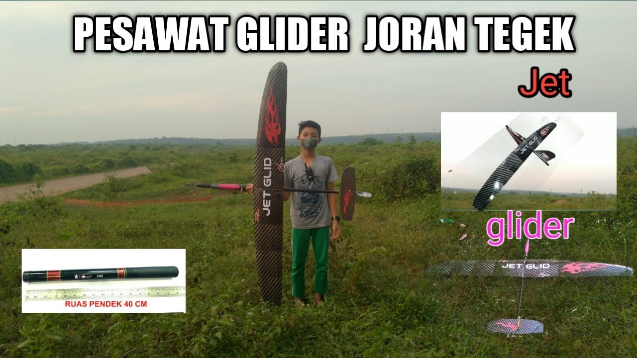 DIY PESAWAT GLIDER DARI JORAN TEGEK