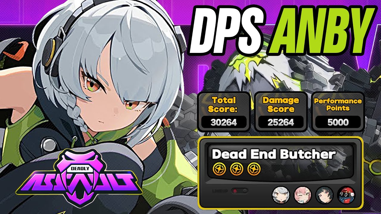 THIS IS INSANE?? DPS ANBY with M0W0 ASTRA YAO vs Dead End Butcher 30k points - Deadly Assault v1.5