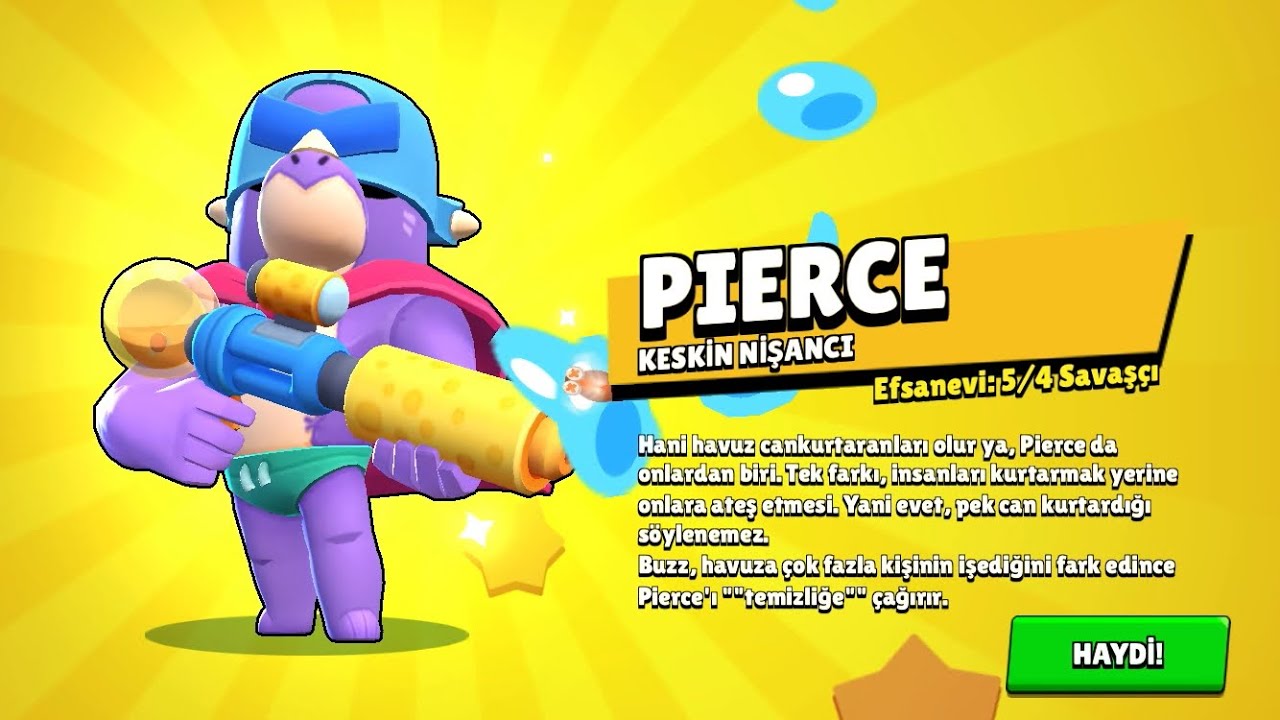 Pierce keskin nişancı Efsanevi savaşı fullendi oynanış 